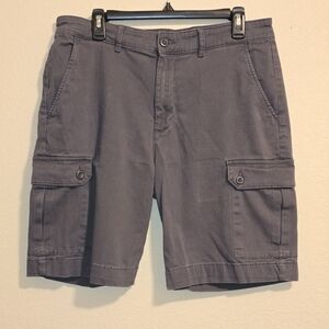 St. John's Bay Gray Cargo Pants Casual Cotton